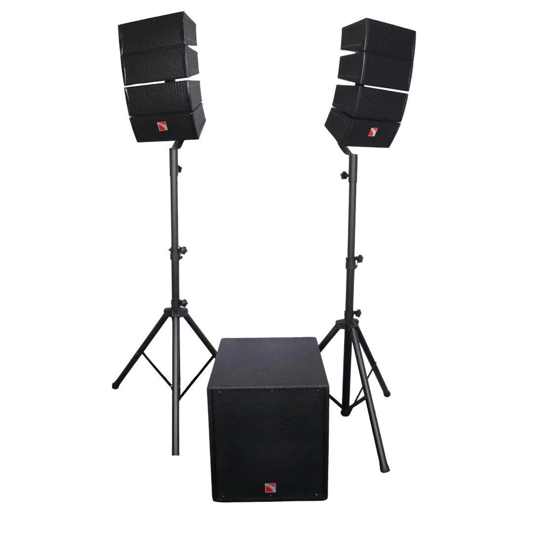 Intimidator 2 15" Line Array 2500W Full Sound System