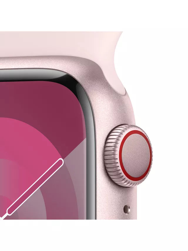 Apple Watch Series 9 41mm Alu Case/Light Pink Sport Band