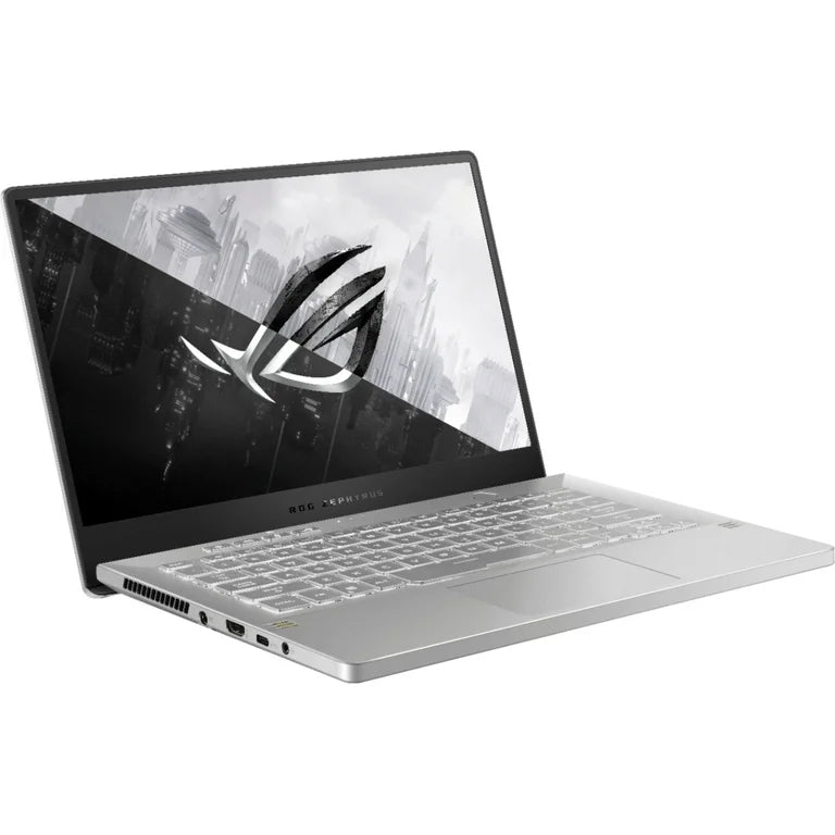 Asus Zephyrus G14 GA401QM 14 inch QHD 120Hz Gaming Laptop (AMD Ryzen 9-5900HS, Nvidia GeForce RTX 3060, 32GB RAM, 1TB SSD, Windows 10) With LED lighting, White