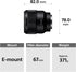 Sony SEL-85F18 Portrait Lens Fixed Focal 85mm F1.8 Full Frame Suitable for A7, ZV-E10, A6000 and Nex Series, E-Mount