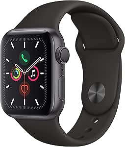 Apple Watch Series 5 (2019) GPS 40 mm - Aluminium Space Gray - Sport band Black