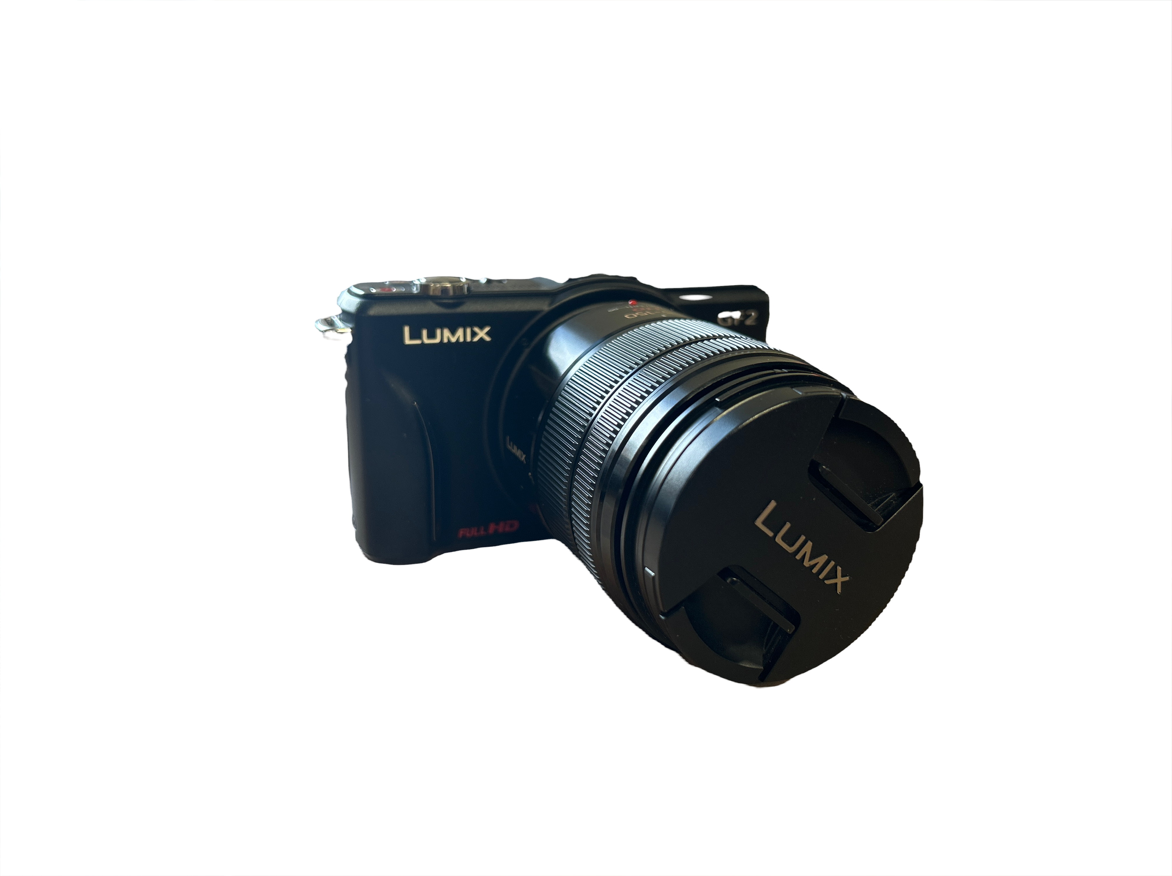 Panasonic Lumix GF2 Digital Camera with 45-150mm Lenses - Black