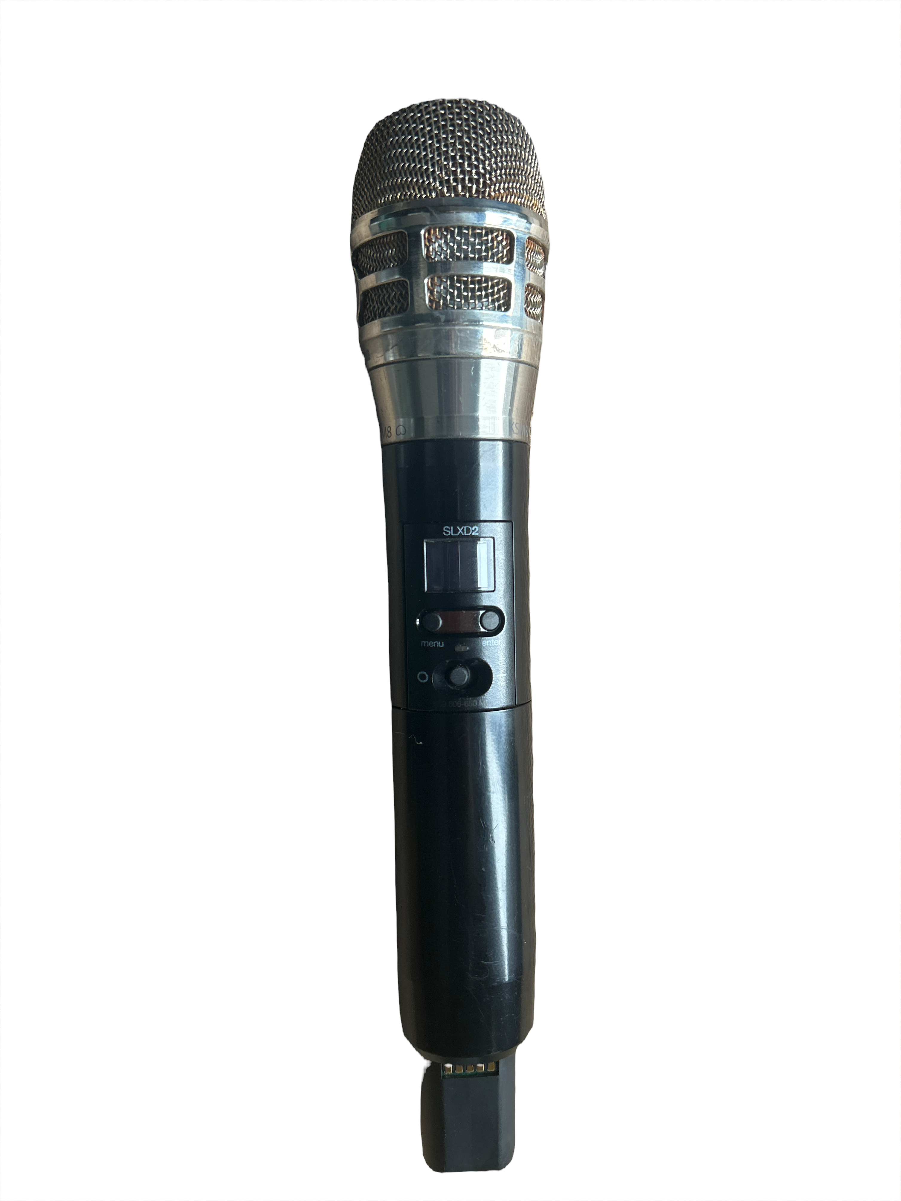 Shure SLXD2/K8B-K59 Wireless Handheld Microphone Transmitter Silver