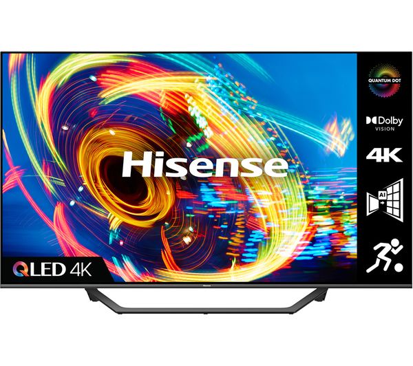 Refurbished Hisense 43A7HQTUK 43" Smart 4K Ultra HD HDR QLED TV with Alexa & Google Assistant