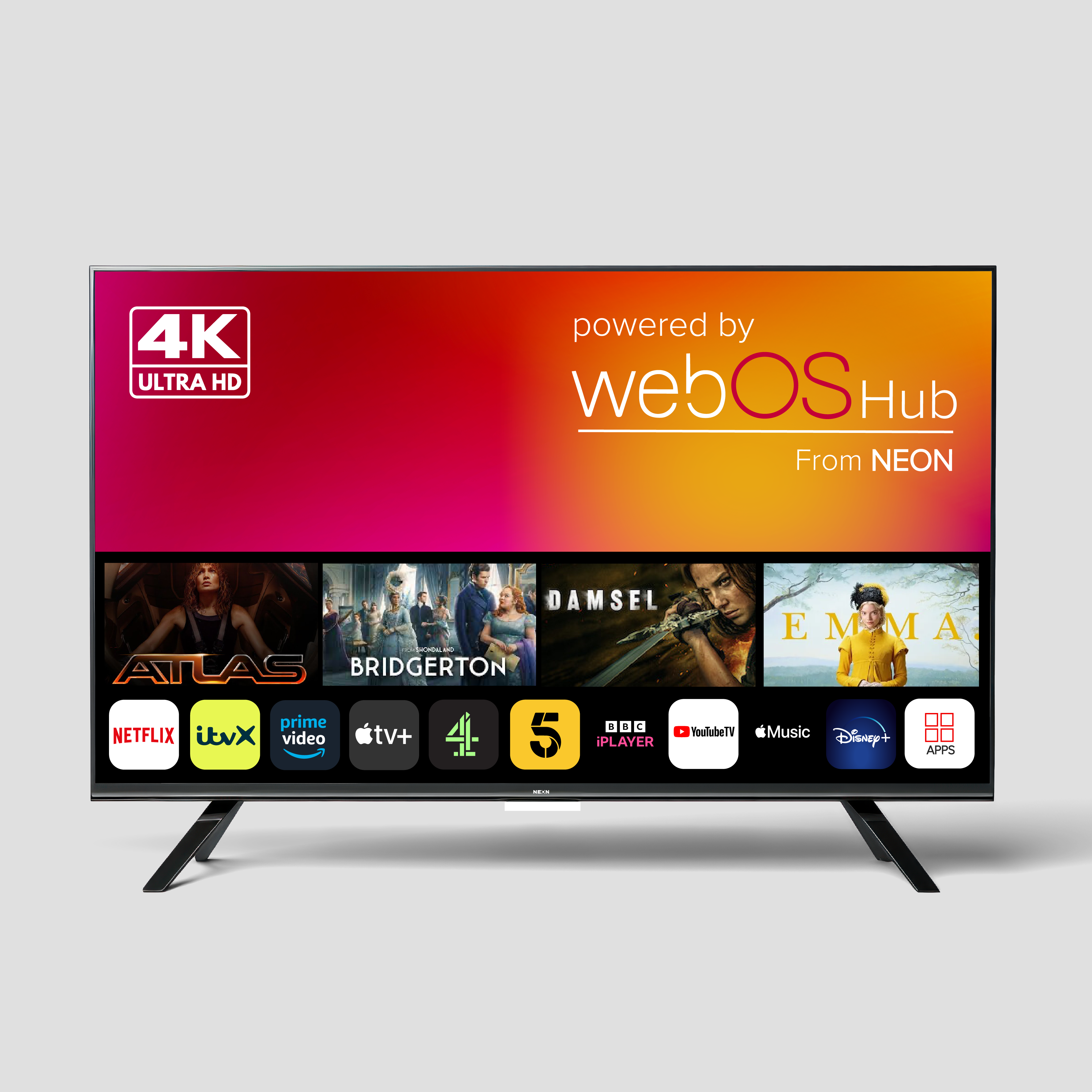 Brand New Neon 55" Smart TV with webOS